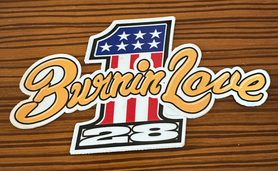 Burnin' Love 1 Sticker
