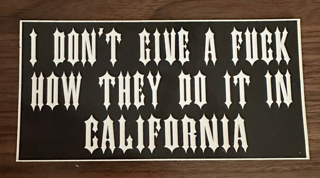 California Sticker