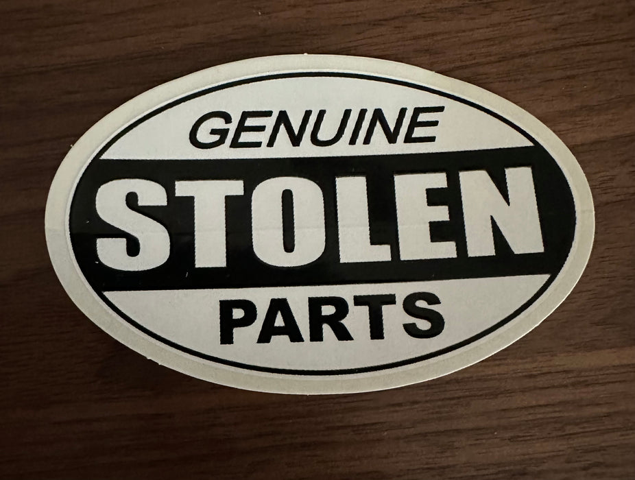 Genuine Stolen Parts Stickers