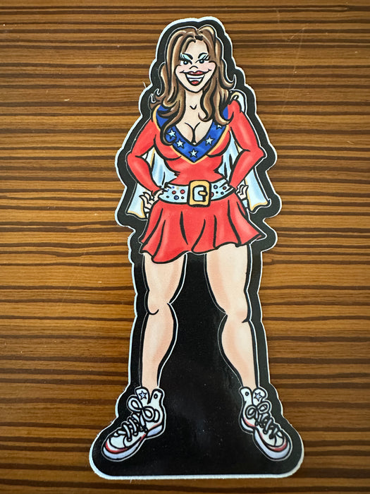 Burnin' Love Chelsea Backup Girl Sticker