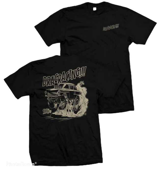 Drag Racing! Black Tee
