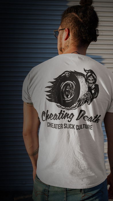 Cheating Death T-shirt White