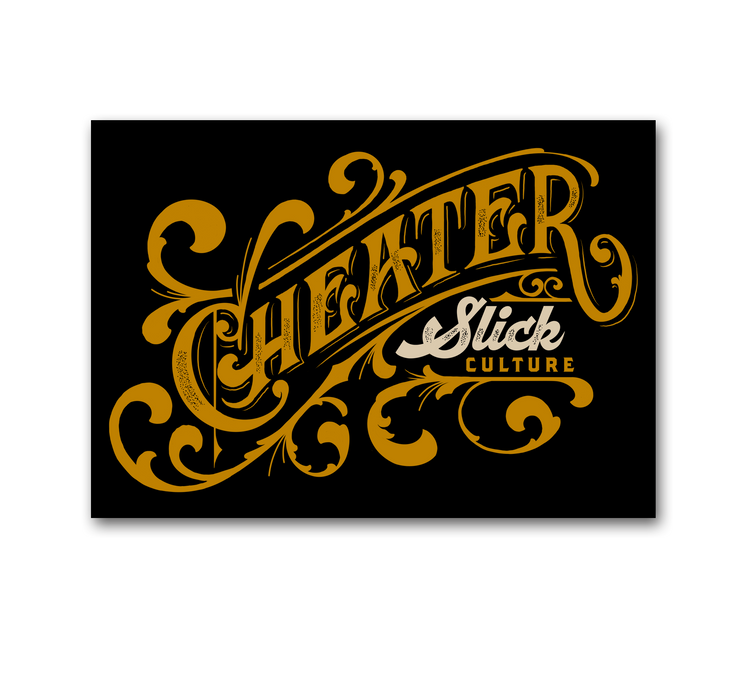 Script Logo Sticker