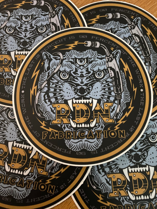 RDN Fabrication Logo Sticker