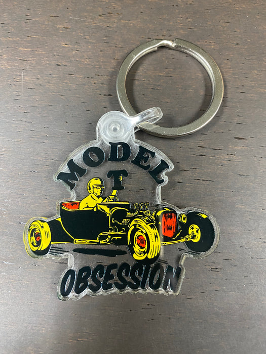 Model T Obsession Keychain (Clear)