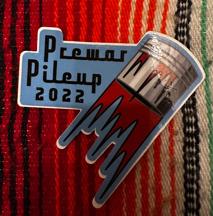 Prewar Pileup Piston Sticker