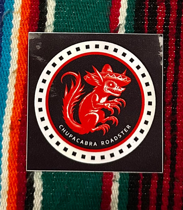 Chupacabra Sticker (Mean Eyed Cat)