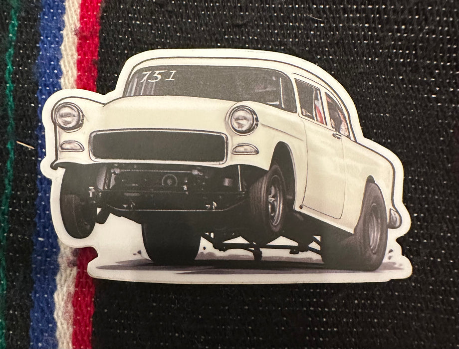 Kleet’s ’55 Chevy Gasser Sticker