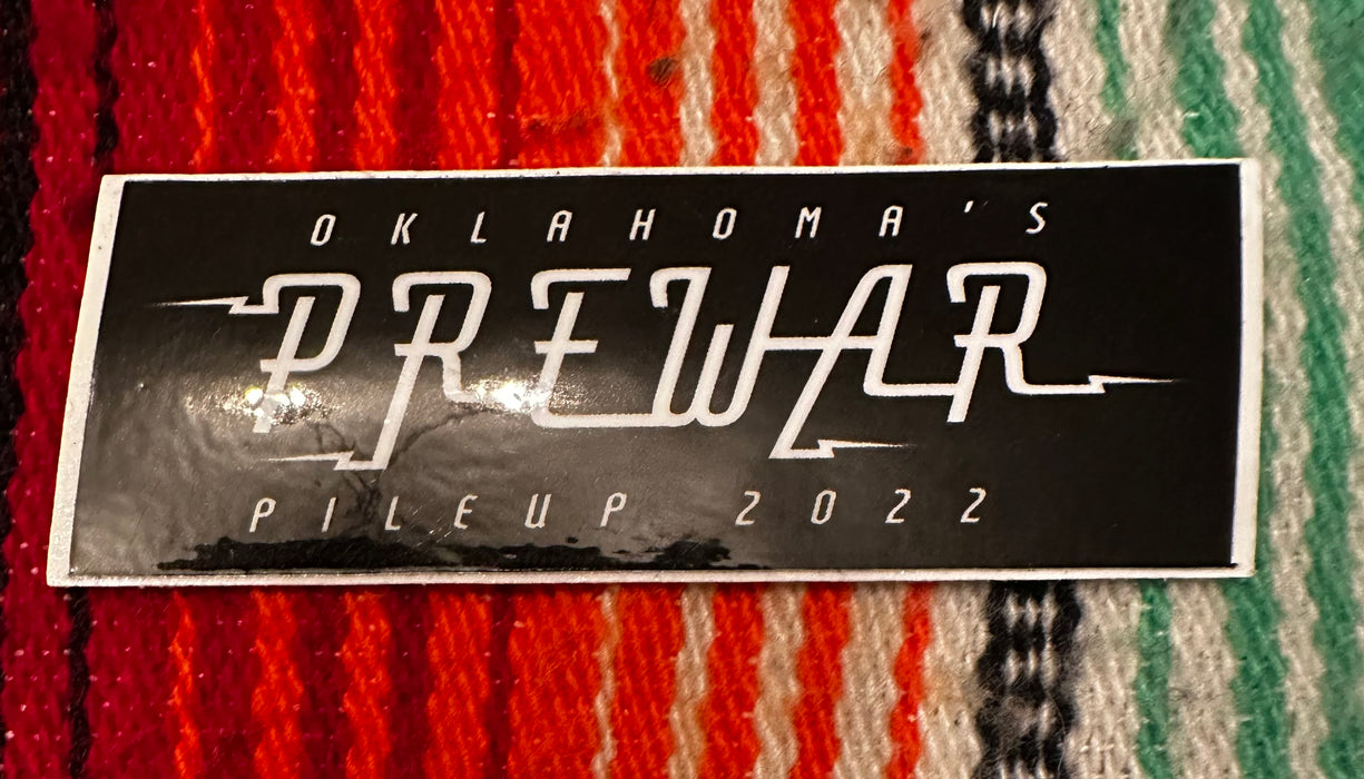 Prewar Pileup White Lightning 2022 Sticker