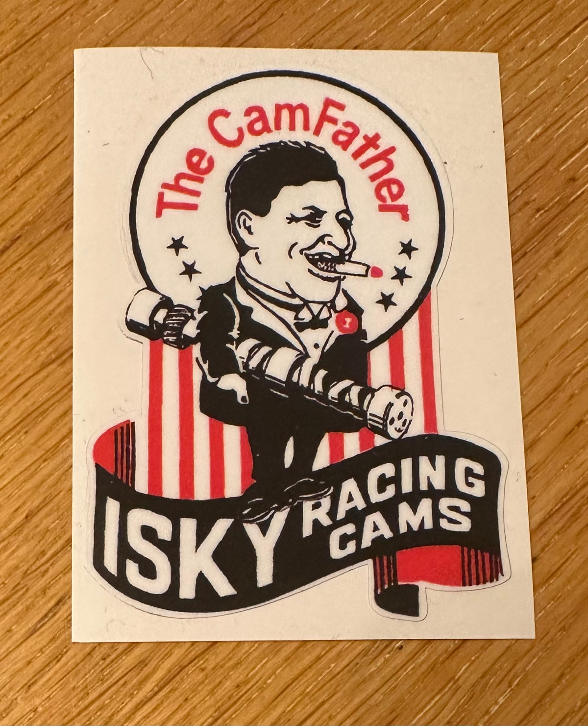 Isky Cam Father Sticker
