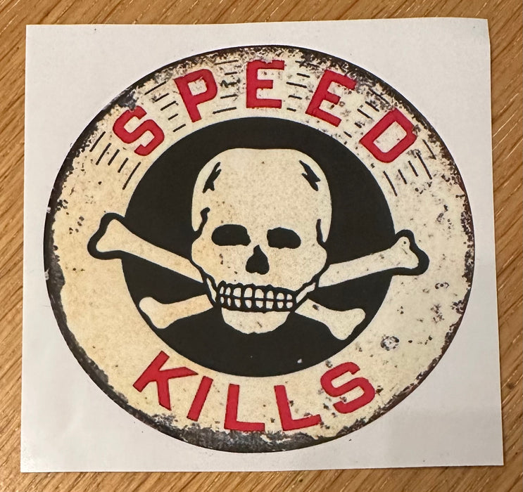 Speed Kills Sticker