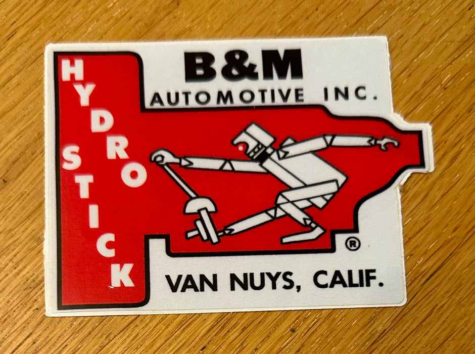B&M Automotive Hydro Stick Sticker