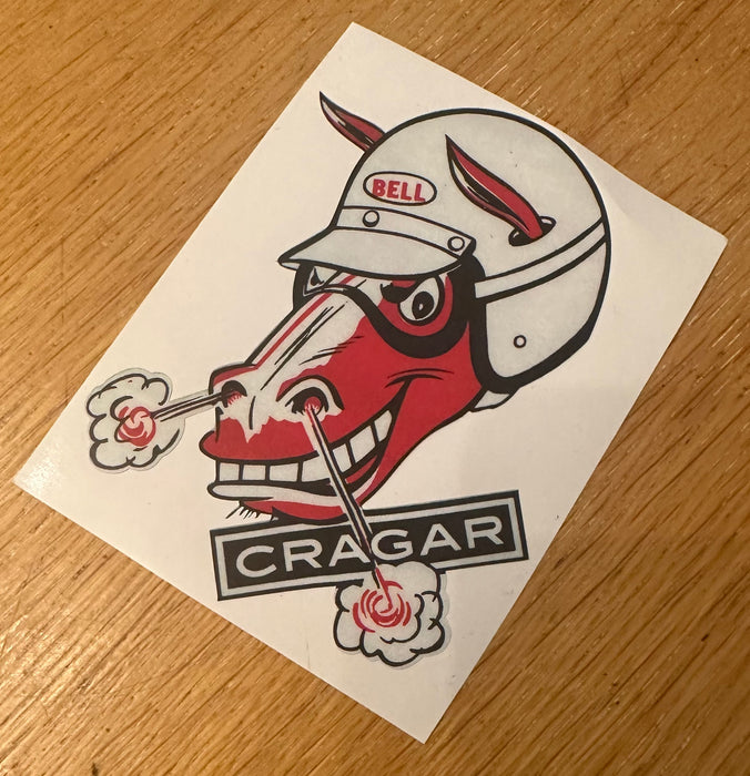 Bell Helmet / Cragar Sticker