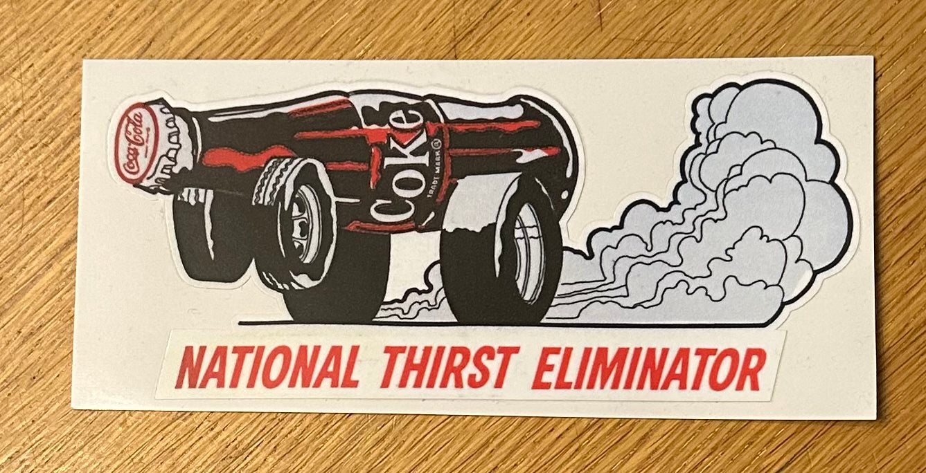Coke National Thirst Elminator Sticker