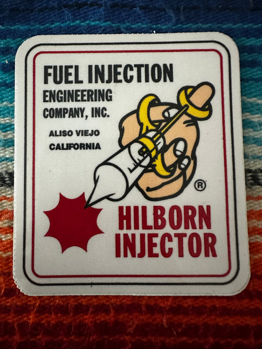 Hilborn Injector Sticker