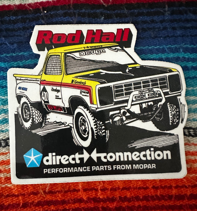 Rod Hall Direct Connection Sticker