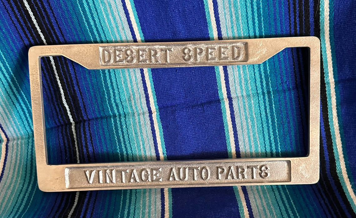 License Plate Frame (Desert Speed)