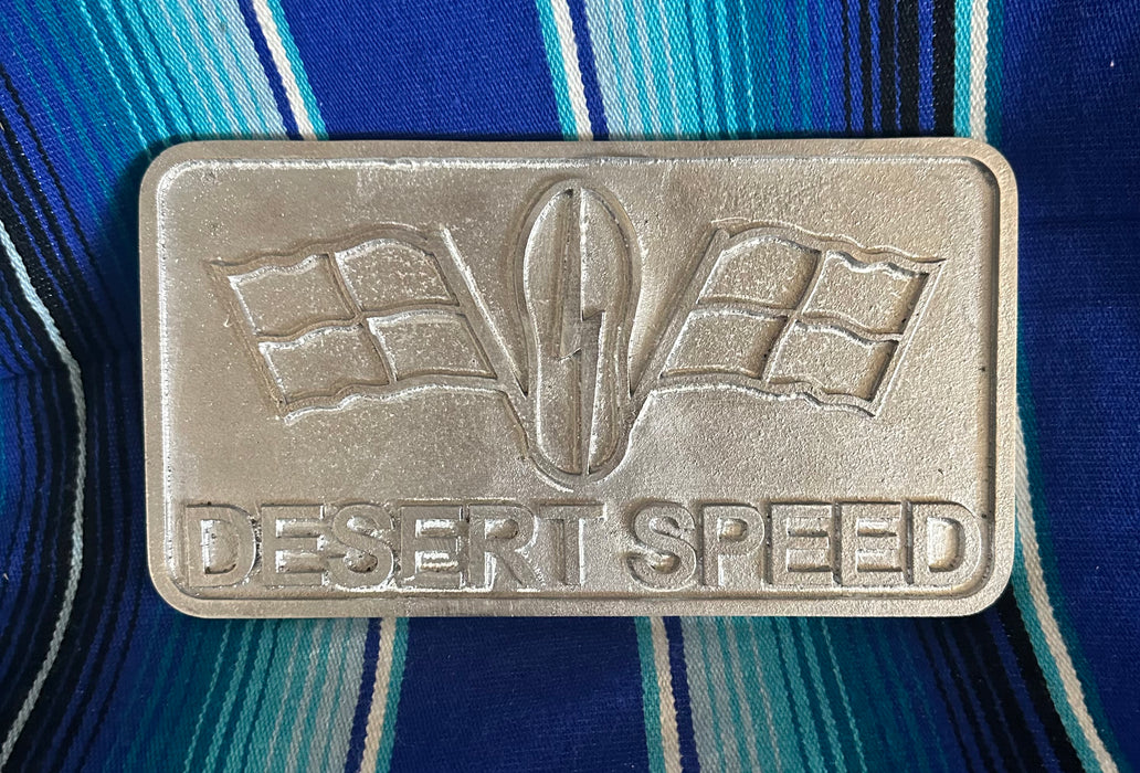 Desert Speed Race Flags Plaque (Desert Speed)