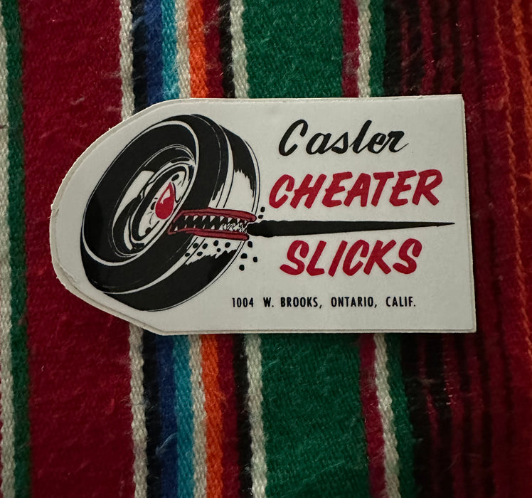 Caster Cheater Slicks Sticker