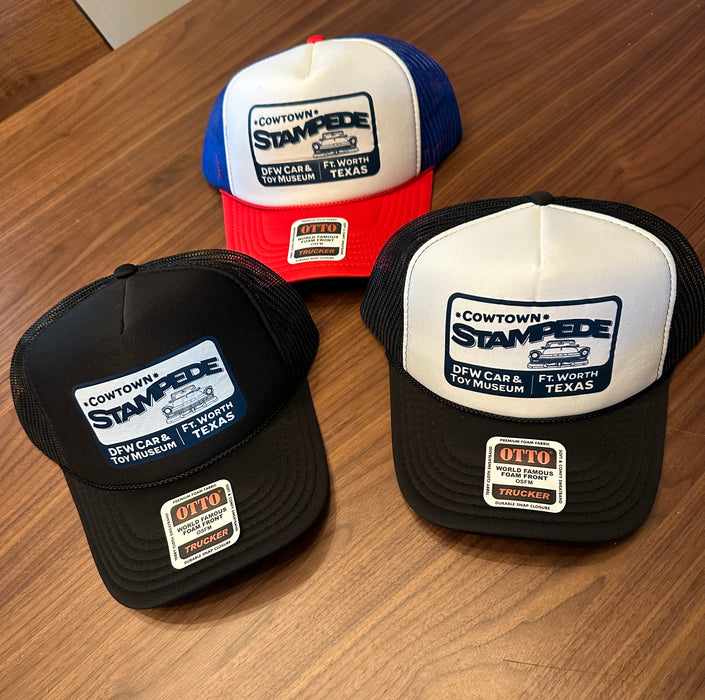 Cowtown Stampede Banner Trucker Hat