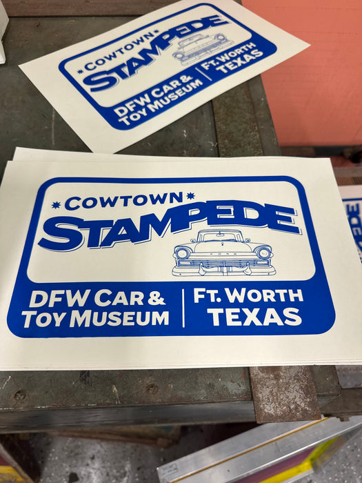 Cowtown Stampede Poster