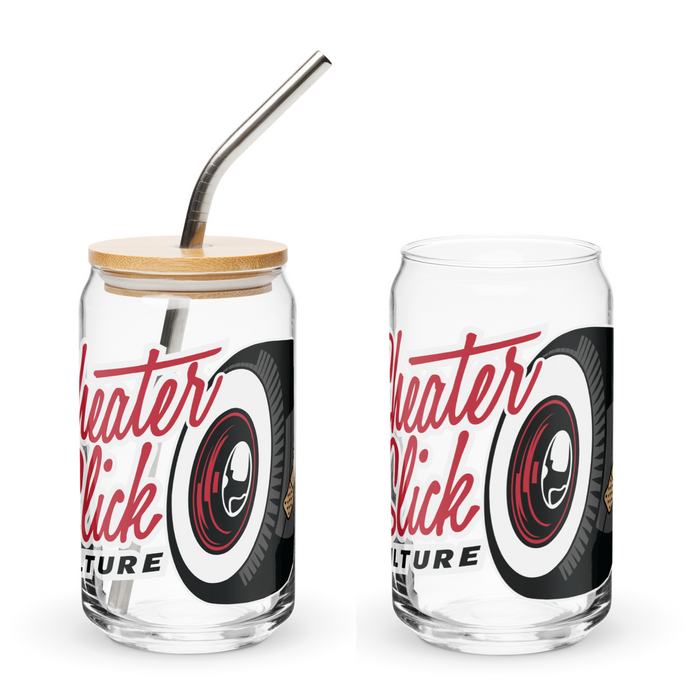 Cheater Slick Culture Logo Can-shaped glass