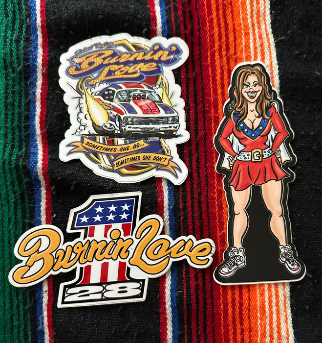 Burnin' Love Sticker Pack