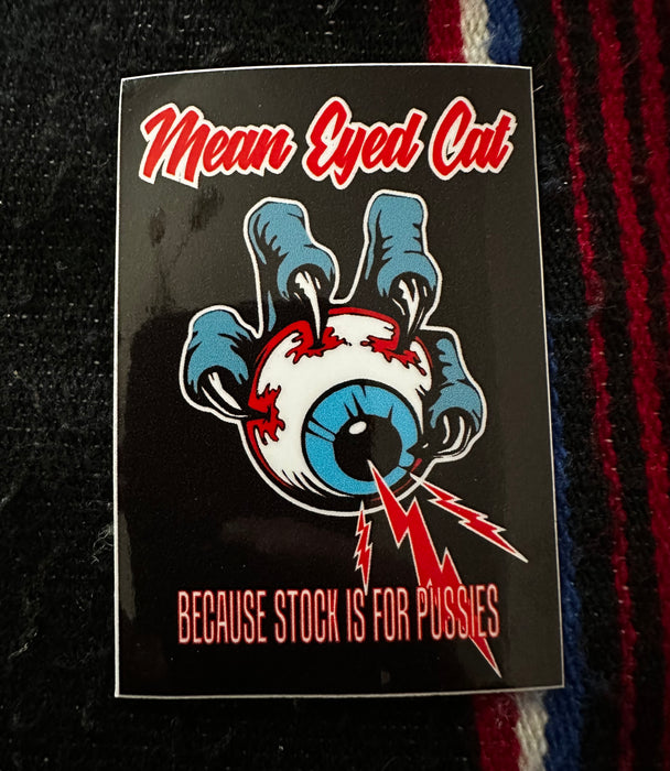 Eyeball Sticker (Mean Eyed Cat)
