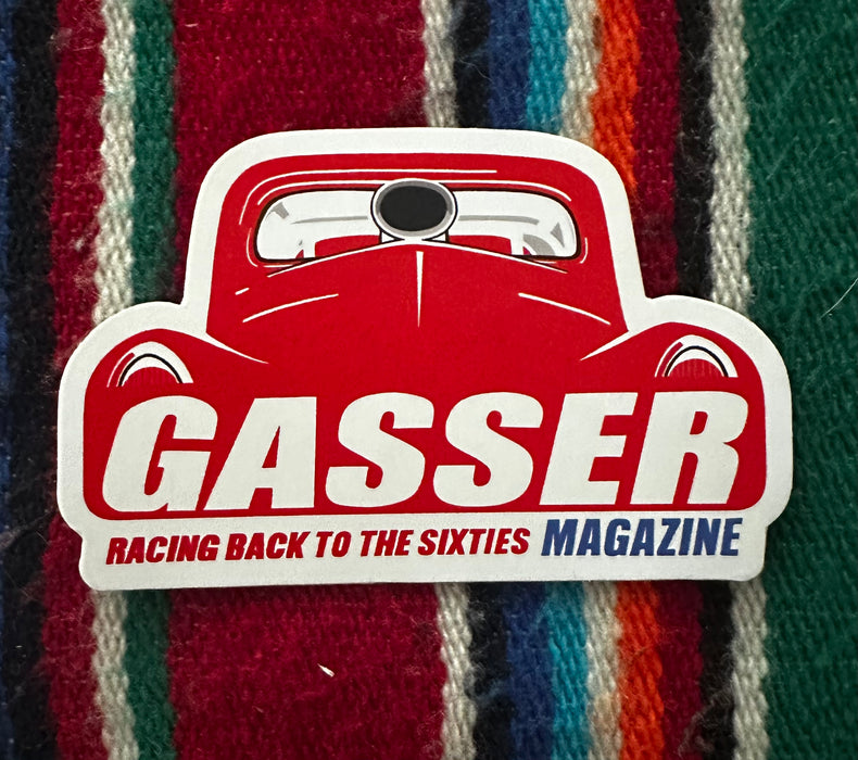 Gasser Magazine Sticker (Red)