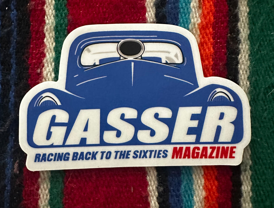 Gasser Magazine Sticker (Blue)