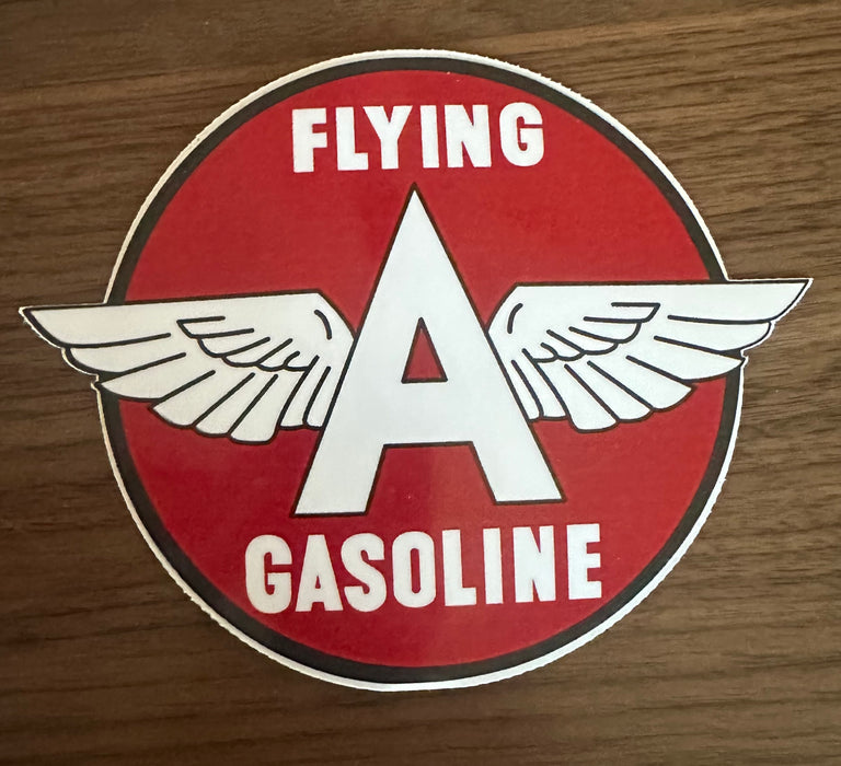 Flying A Gasoline Sticker