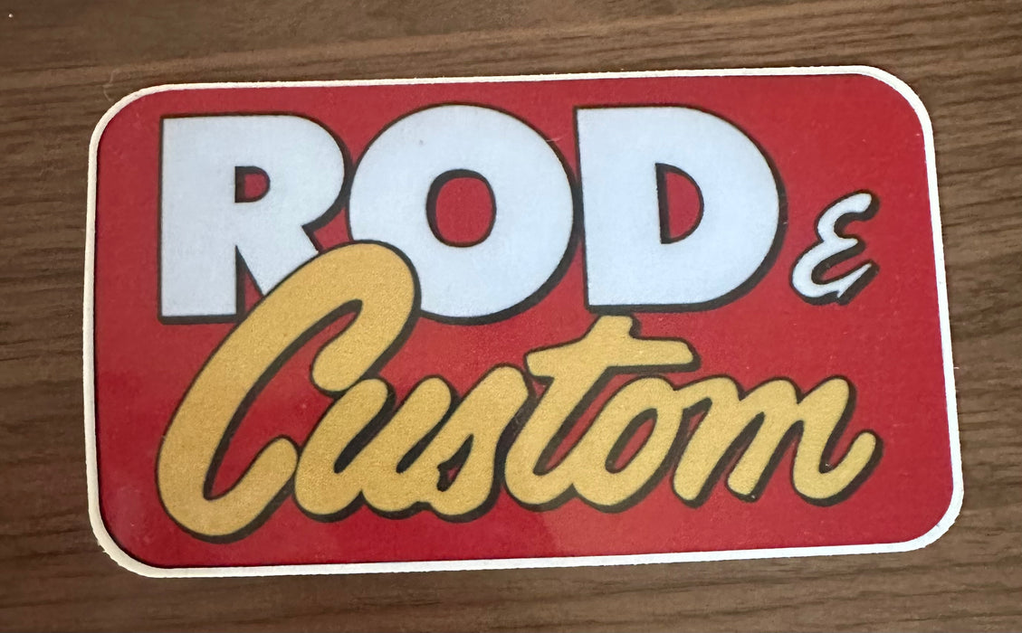 Rod and Custom Sticker