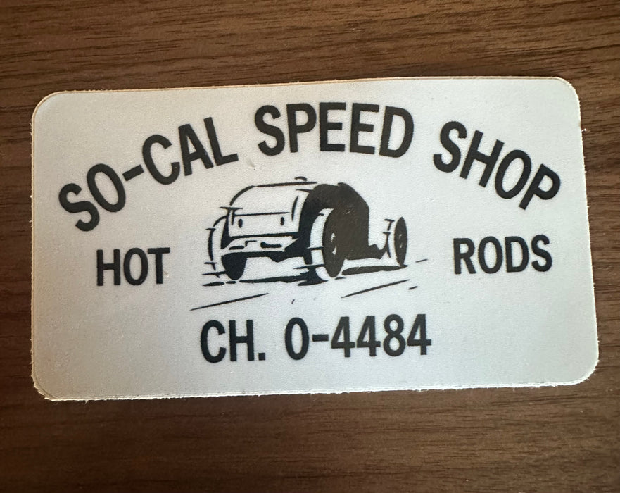 So-Cal Speed Shop Sticker