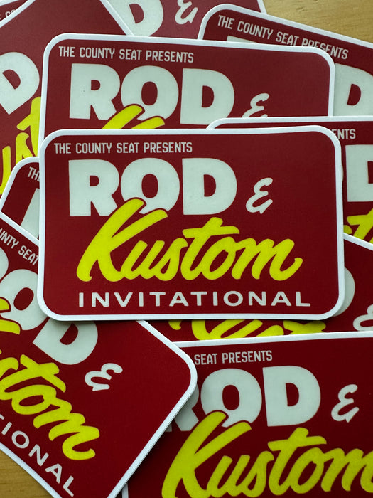 Rod and Kustom Invitational Sticker