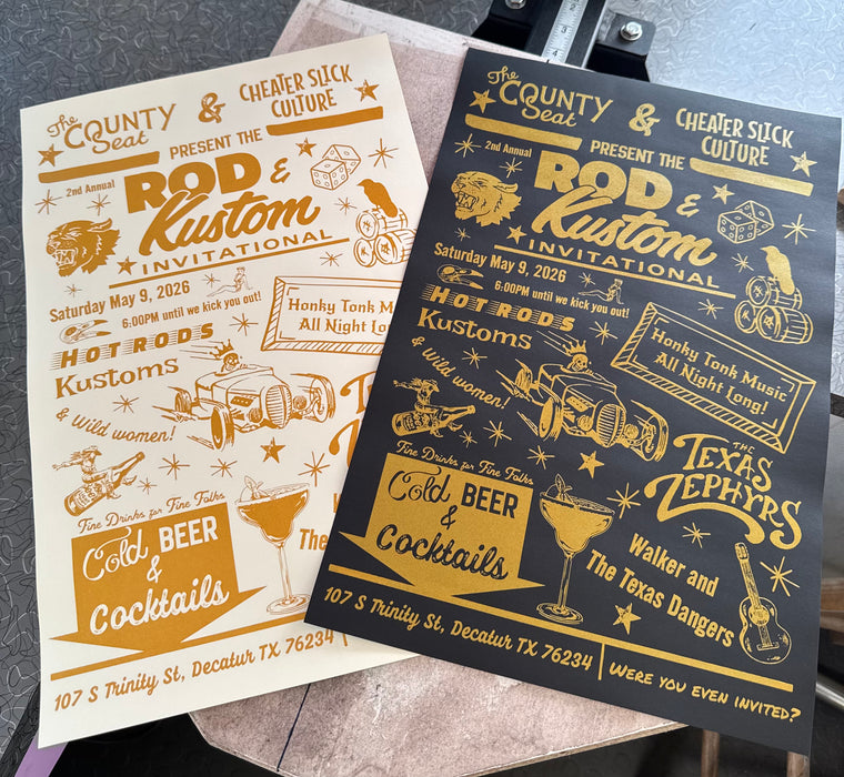 Rod and Kustom Invitational Posters