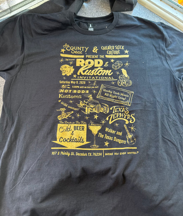 Rod and Kustom Invitational Poster Shirt