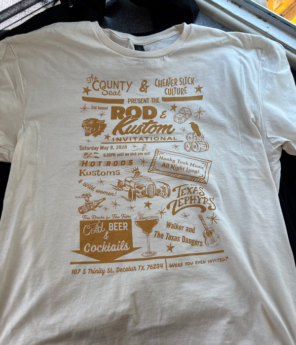 Rod and Kustom Invitational Poster Shirt