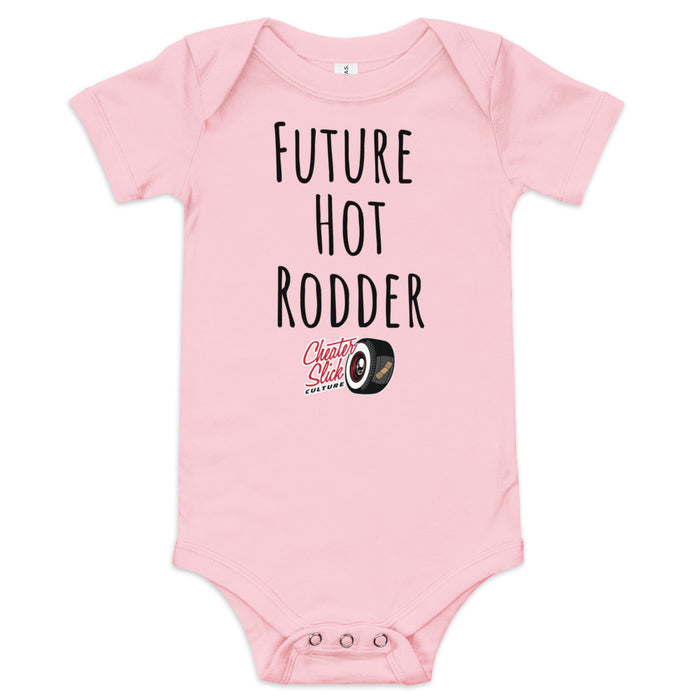 Future Hot Rodder Onesie - Pink