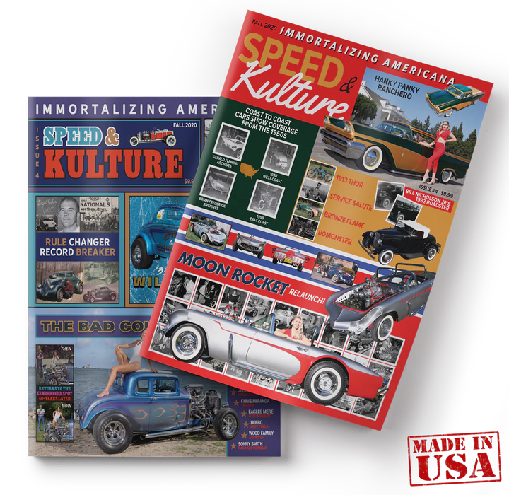 ISSUE #4 - FALL 2020 - SPEED AND KULTURE: Brand new direct from the Publisher!