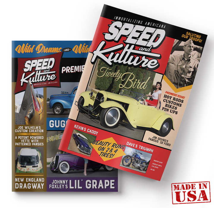 ISSUE #1 - WINTER 2019 - SPEED AND KULTURE: Brand new direct from the Publisher!