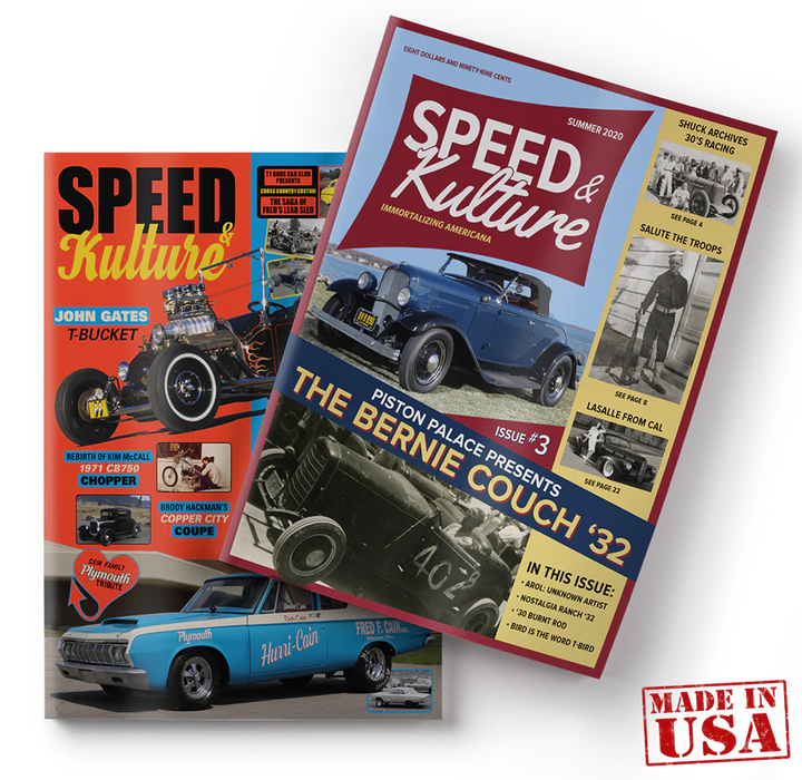 ISSUE #3 - SUMMER 2020 - SPEED AND KULTURE: Brand new direct from the Publisher!