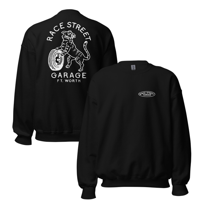 Race Street Garage Sweatshirt (Oval front logo)