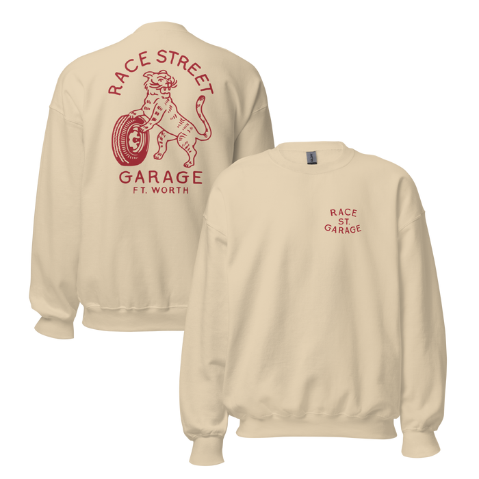 Race Street Garage Sweatshirt (lettering front logo)