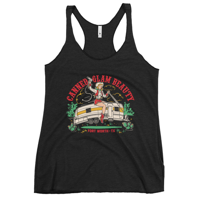 Canned Glam Beauty Women's Racerback Tank