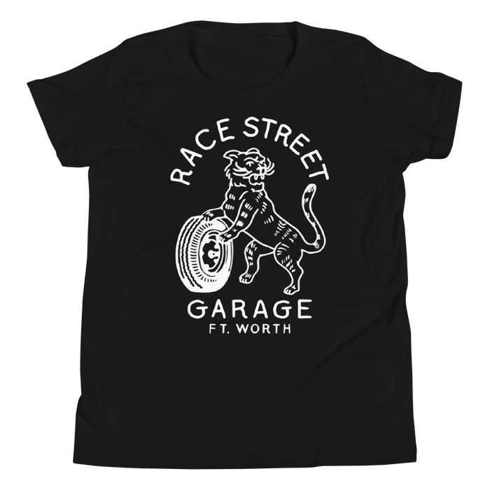 Race Street Garage Youth T-Shirt (Black)