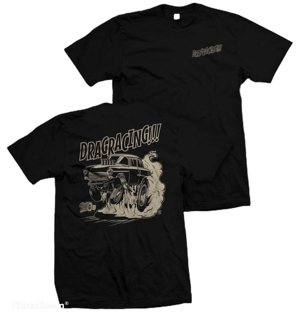 Drag Racing! Black Tee