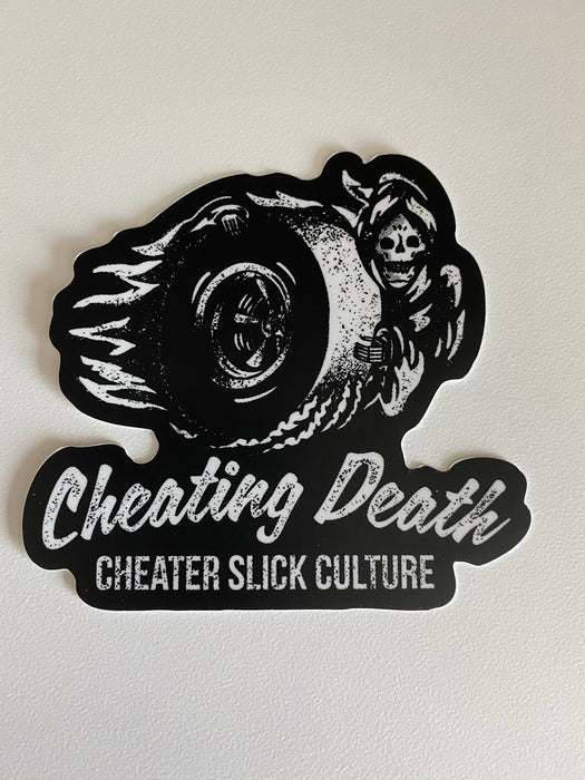 Cheating Death Sticker