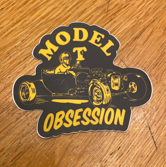 Model T Obsession Die cut Sticker - Black