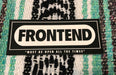 Frontend Magazine Sticker.