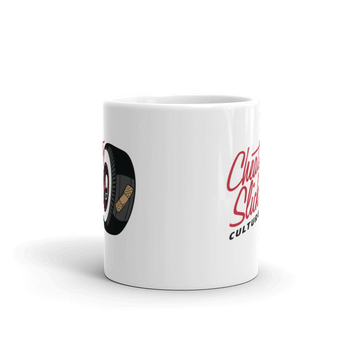Cheater Slick Culture Red Logo Mug